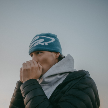003 Beanie - Iceberg Blue