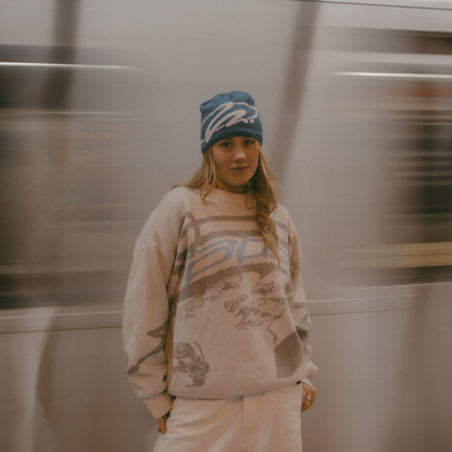 003 Beanie - Iceberg Blue